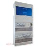 Hager groepenkast, 3 fase met 8 groepen, beltransformator en wandcontactdoos, alt. voor VKG440L-TW