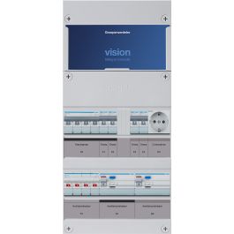 Groepenkast Hager 4 Groepen 4 X Lichtgroepen 1 X Krachtgroep 1 X Wandcontactdoos 3 Fase