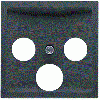 PEHA D 11.610.193 TV CENTRAALPLAAT TBV COAX ANTENNE