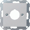 Gira | Blinddeksel incl. draagframe met gat Ø 22,5 mm | Systeem 55 Grijs | 0272015