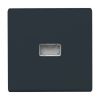 Busch-Jaeger | Schakelwip 1-voudig met rode lens | All-Weather IP44 Antraciet | 2107-35