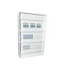 Alfa groepenkast Hager, 3 fase met 9 groepen, 500x300mm (HxB)