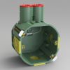 Attema UHW50 - Hollewand kabelinbouwdoos halogeenvrij, Ø 8 - 14 mm - AT1096