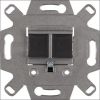 BERKER 4588 | RJ45 Datacontactdoos 2-voudig CAT6A afgeschermd | 4588