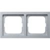 Busch-Jaeger | Afdekraam 2-voudig | Future Linear Aluzilver | 1722-183K