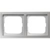 Busch-Jaeger | Afdekraam 2-voudig | Pure RVS | 1722-866K