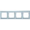 Busch-Jaeger | Afdekraam 4-voudig | Pure RVS | 1724-866K