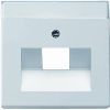 Busch-Jaeger | Centraalplaat RJ45 1-voudig | Future Linear Aluzilver | 1803-83