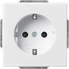 Busch-Jaeger | Wandcontactdoos randaarde kinderbeveiliging | Future Linear Glanzend Wit | 20 EUCKS-84
