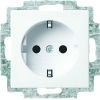 Busch-Jaeger | Wandcontactdoos randaarde | Busch Balance SI Glanzend Wit | 20 EUCR-914