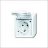 BUSCH-JAEG 20 EW-54 - Wandcontactdoos 1-voudig + randaarde