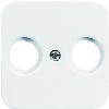 Busch-Jaeger | Centraalplaat voor coax / antenne | Reflex SI Alpinwit | 2531-214