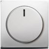 Busch-Jaeger | Centraalplaat met knop voor draaidimmer | Pure RVS | 6540-866-102