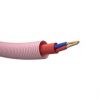 Draka Flexbuis voorbedraad Brandmeld signaal kabel rood 2x0,8mm DCA Rol 100 meter 836093F3