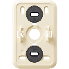 Gira | Montageplaat voor 2-voudige wandcontactdoos | Opbouw Crème | 008210