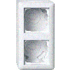 Gira | Opbouwbak 2-voudig voor inbouwschakelmateriaal | Opbouw Wit | 106203