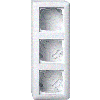 Gira | Opbouwbak 3-voudig voor inbouwschakelmateriaal | Opbouw Wit | 106303