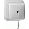 Gira | trekschakelaar wissel | Opbouw Crème | 014610