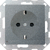 Gira | wandcontactdoos, randaarde, kindveilig en LED-orientatielicht | Systeem 55 ANTR | 117028