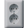 GIRA WCD/RA 2V SH+AFDPL S55 GR