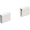 Hager Vision - stroomrailkoppelstuk eindkap voor KB163A - set van 10 stuks - KZ021