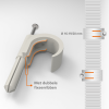 JMV BETONCLIP FLEX - 100 x Betonclip 16/20mm grijs - 9300610