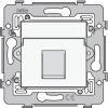 NIKO 101-75251 | Datacontactdoos (twisted pair) RJ45 1-voudig, Cat5E | 101-75251