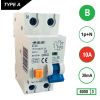 SEP aardlekautomaat / 10A, 30mA, B-kar, 1P+N / RCM2-B10.03