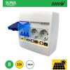 SEP PV-verdeler SUNA 5000W / 2x aardlekautomaat en 2x WCD / PV-03B25V2