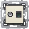 NIKO 100-65138 COAX WCD+RJ45 UTP C5+CPL CR
