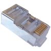 KLEMKO RJ458P8CROMAA | RJ45 connector FTP CAT5E afgeschermd massief/rond | 183268