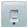 Berker | Centraalplaat modular jack 1-voudig | S.1/B.3/B.7 Polarwit Mat | 11701909