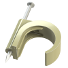 JMV spijkerclip voor flexbuis - 16/20 mm crème - 600 stuks