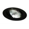 Inbouwspotje 50mm zwart rond kantelbaar