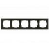 ION 5-voudig afdekraam V1 Mat Zwart 80.300.516