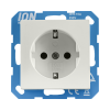 ION Wandcontactdoos V1J1 Mat Alpin Wit 10.100.015