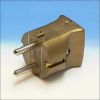 KOPP 1702.0700.5 | Kunststof geaarde stekker brons 16A/250V | 1702.0700.5