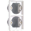 NIKO 701-74000 INBOUWKADER 2X VERTICAAL