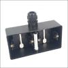 Niko Hydro zwart | Horizontale opbouwbak 2-voudig met 1x M20 ingang | 761-84851