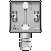 Niko Hydro grijs | Opbouwbak 1-voudig met 1x M20 ingang | 700-84151