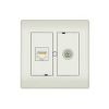 Technetix Combi wandcontactdoos Coax & UTP