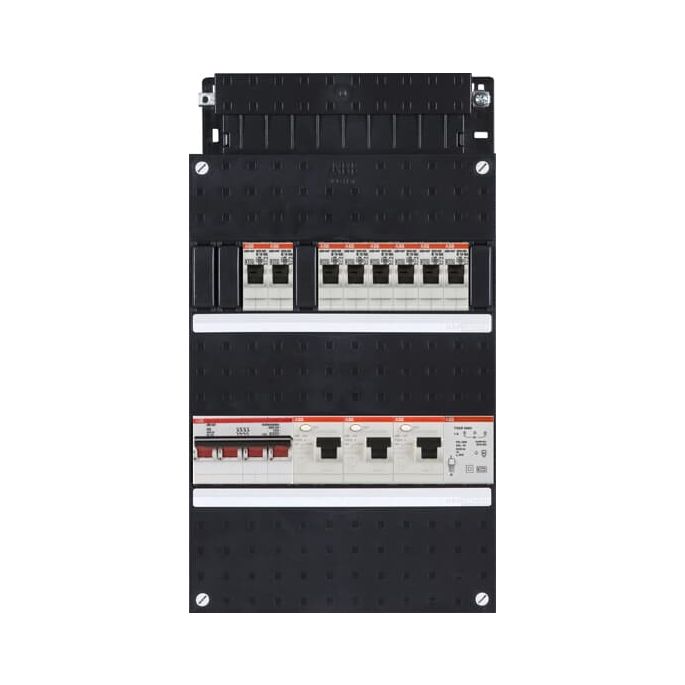 Groepenkast ABB Hafonorm | 8 Groepen 8 x Lichtgroepen + Beltransformator | 3 Fase | HAD 333332 222T+H44