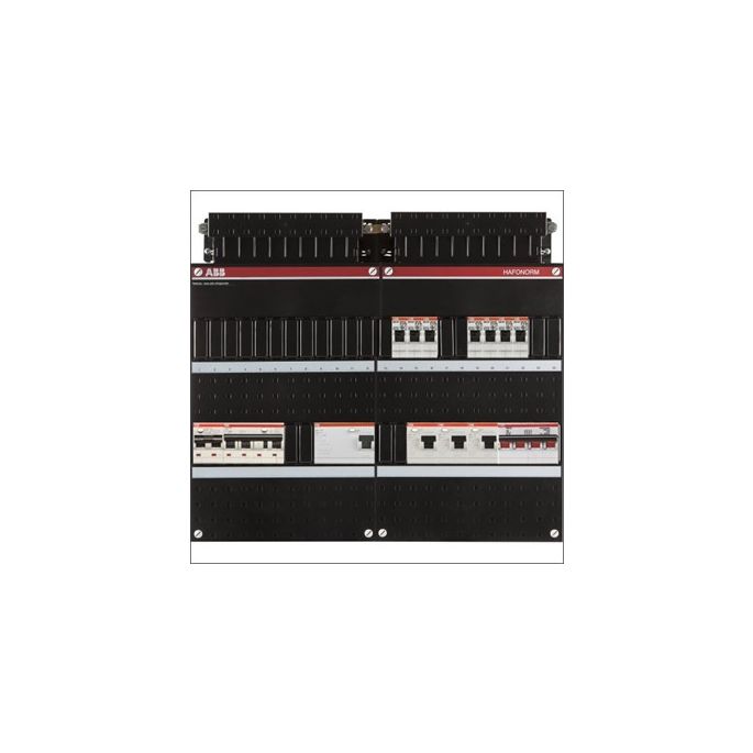 ABB Hafonorm PV-EV-WP-Groepenkast | HS 40A - 4 x ALS 63A 30mA - 7 groepen - 1 x ALA B16 300mA - 1 x ALA C16 30mA | 3-Fase | 1SPF006972F0051