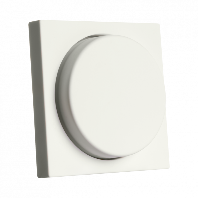 ION INDUSTRIES | Dimmerknop voor dimmer met Indicatielamp | E1 Alpin Wit Mat | 20.302.615