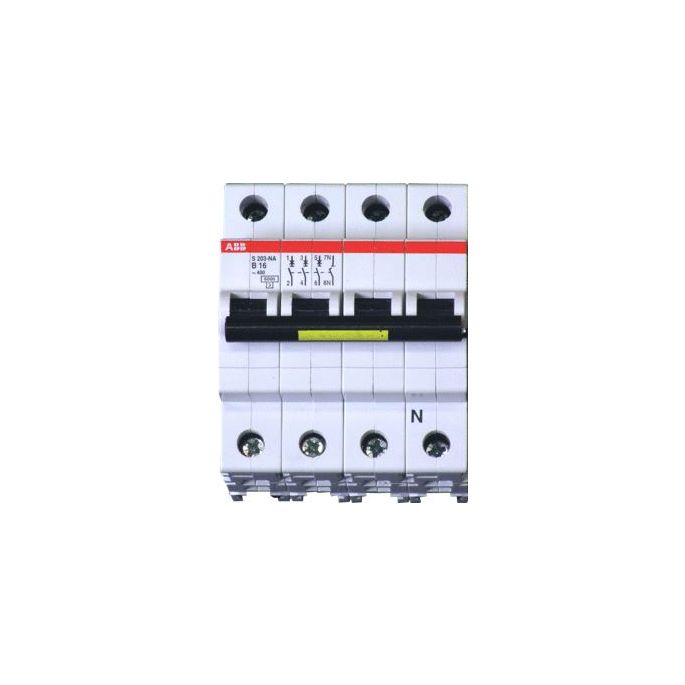 ABB Krachtgroep / 3-polig + nul, C16A / SC203-C16NA / 2CDS253120R0164