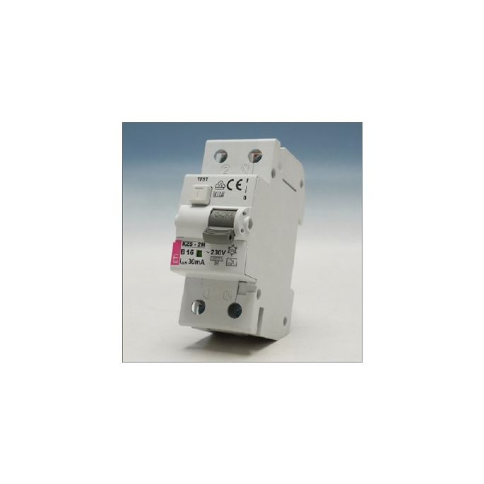 ETI aardlekautomaat / 16A, 30mA, B-kar, 1P+N / KZS-2M / 432000104 