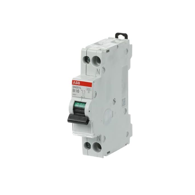 ABB Installatieautomaat / 1-polig + nul, B16A / SN 201L B16 / 2CSS245101R0165