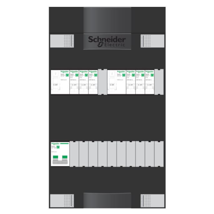 Schneider groepenkast 1 fase met 6 groepen ADVG23234H1