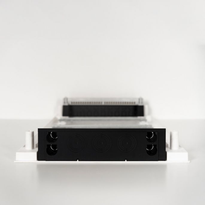 Alfa groepenkast Hager, 3 fase met 9 groepen, 380x300mm (HxB)