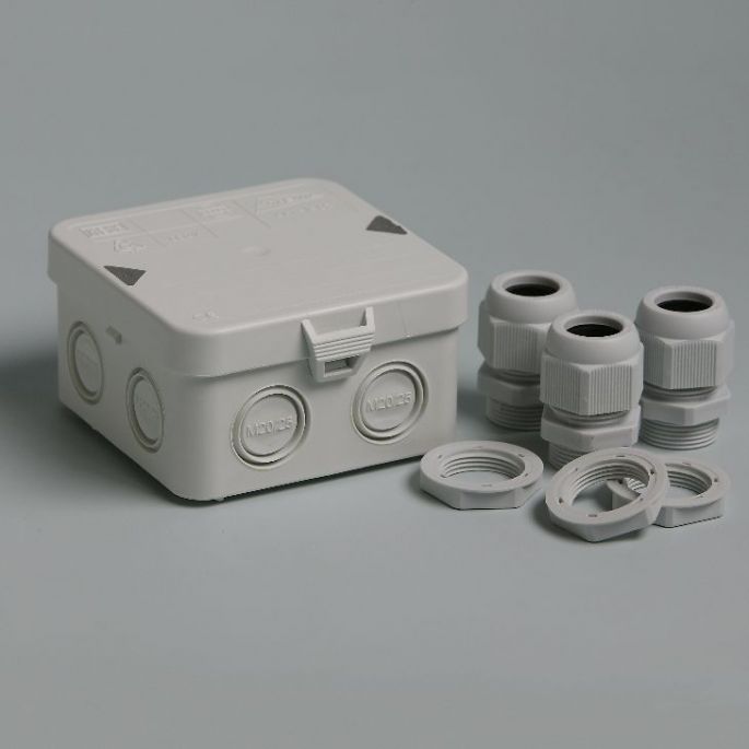 Attema AK1 - Kabeldoos met 3x M25 wartels - 95X95 mm - AT2501